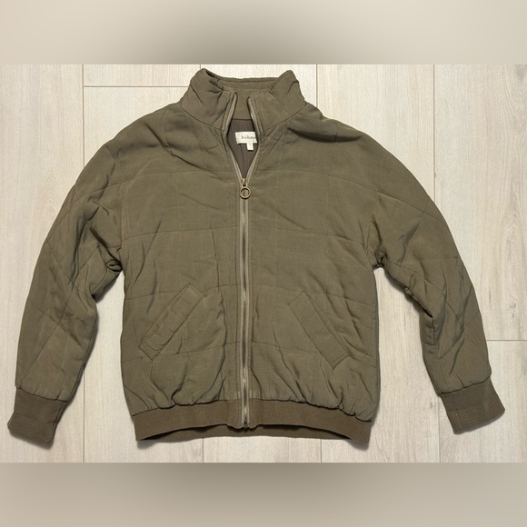 Bohme quilted olive jacket size small - Picture 1 of 6